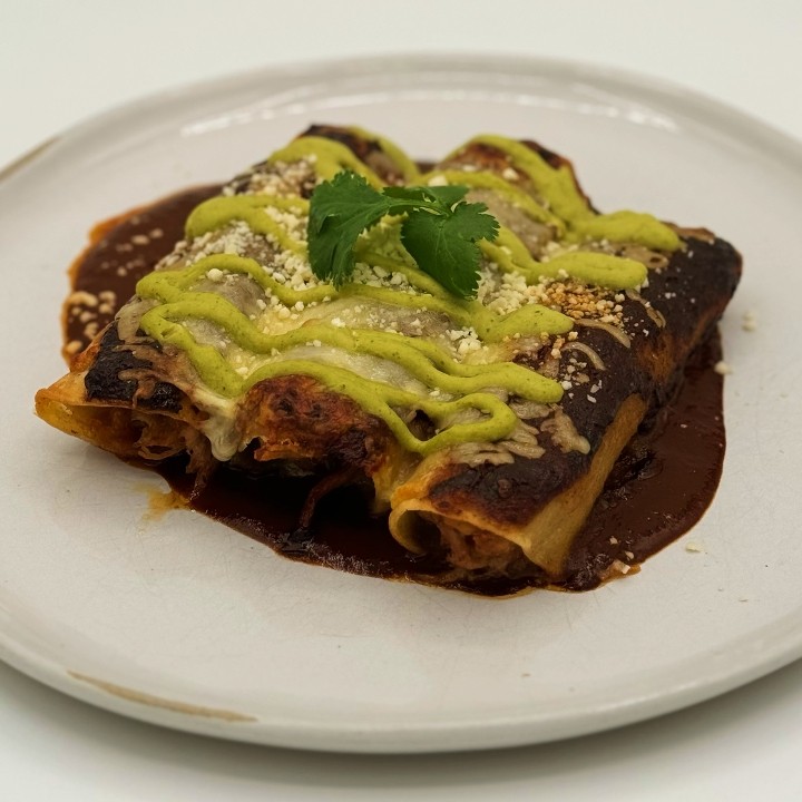 Pork Carnitas Enchiladas
