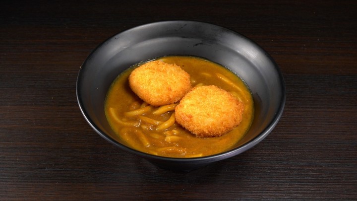 Curry Udon - Potato Croquette