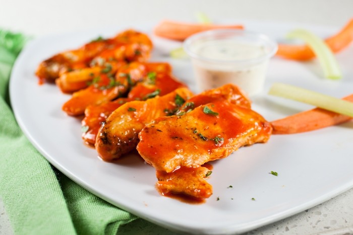 Grilled Buffalo Chicken Strips