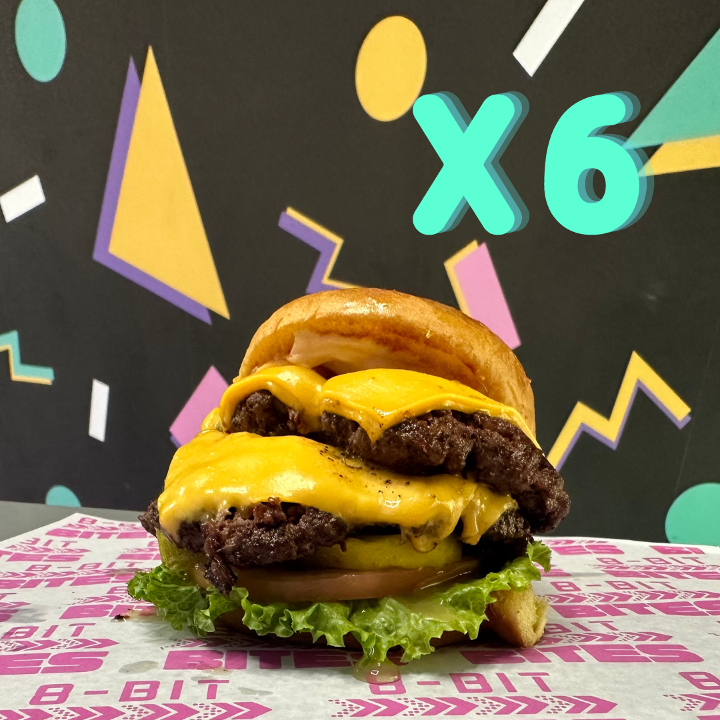 -6 Pack Double Smashburgers-