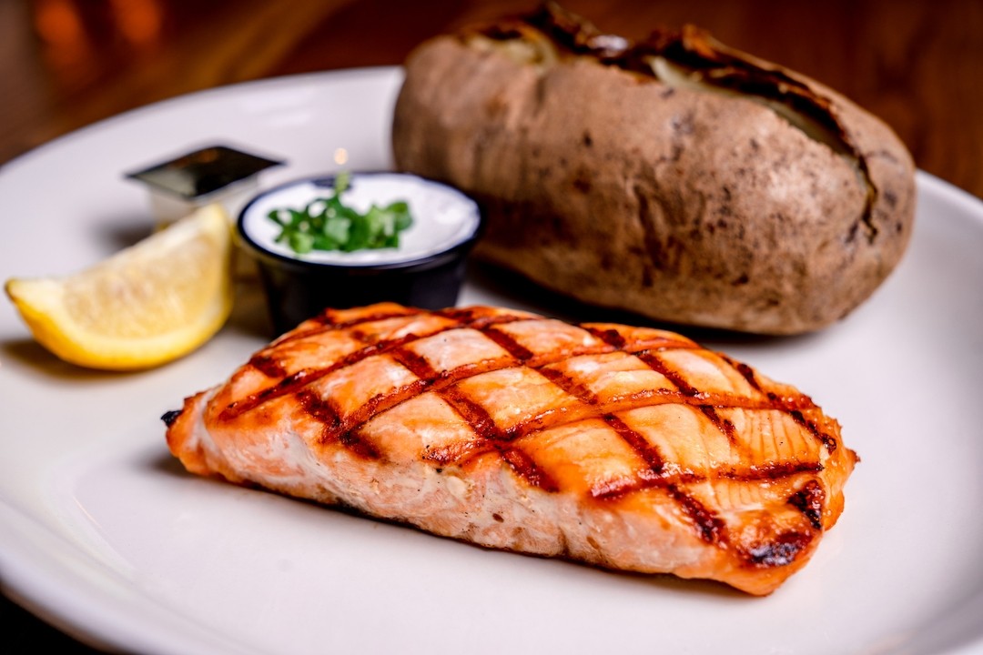 Simple Grilled Salmon (Dinner Takeout)