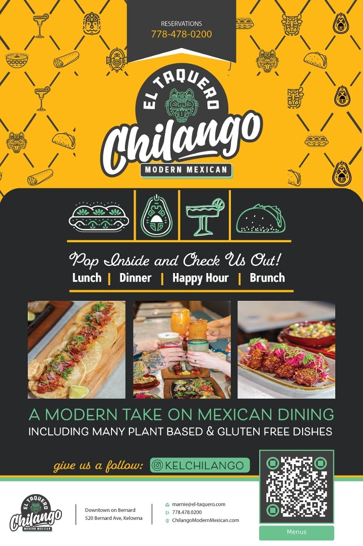 Chilango Modern Mexican by El Taquero 520 Bernard Avenue