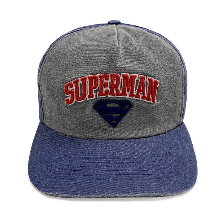 Gray/Blue Superman Baseball Cap