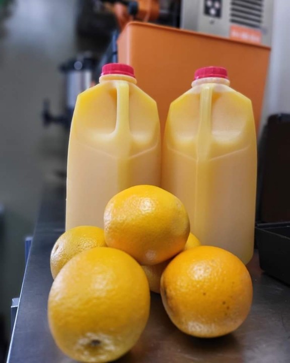 Half Gallon Fresh Squeeze Orange Juice