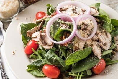 Whole Spinach Salad