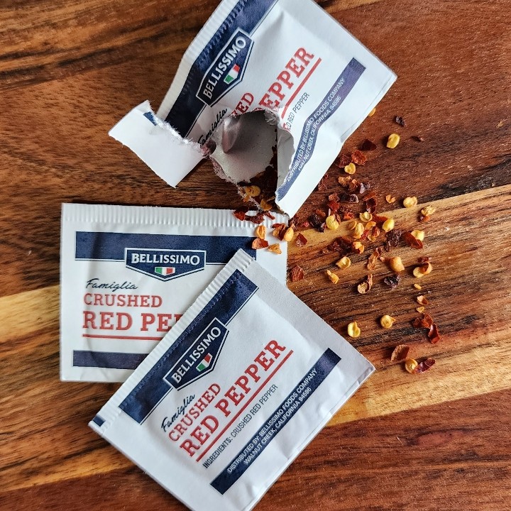 Crushed Red Pepper Packets.