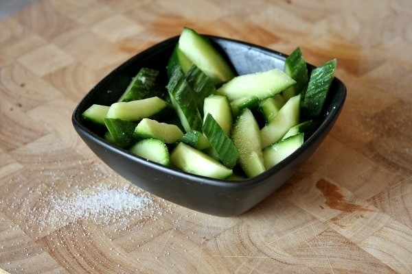 Side Dipping Cucumber