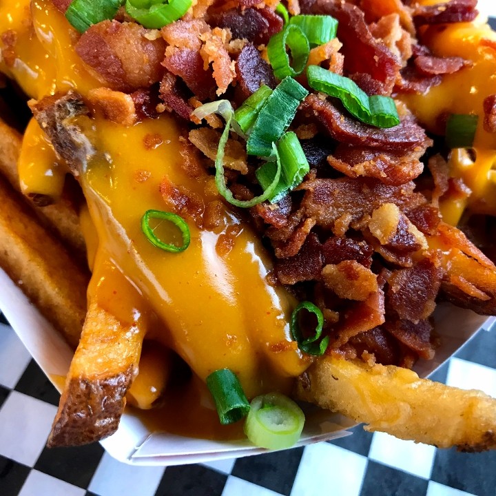 Beer Cheese and Bacon Fries