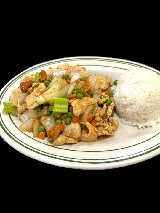 L5 Chicken Cashew Nuts Over Rice