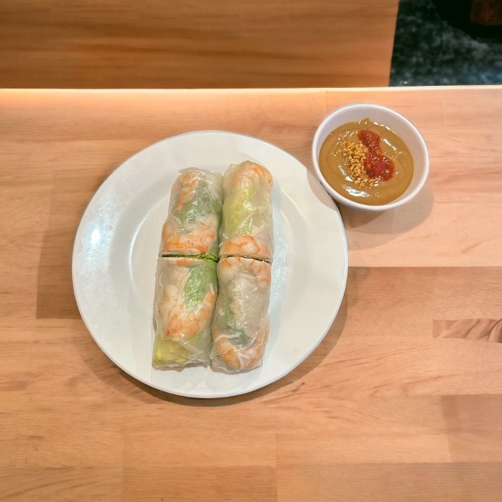 2 Fresh Spring Roll (Pork + Shrimp)