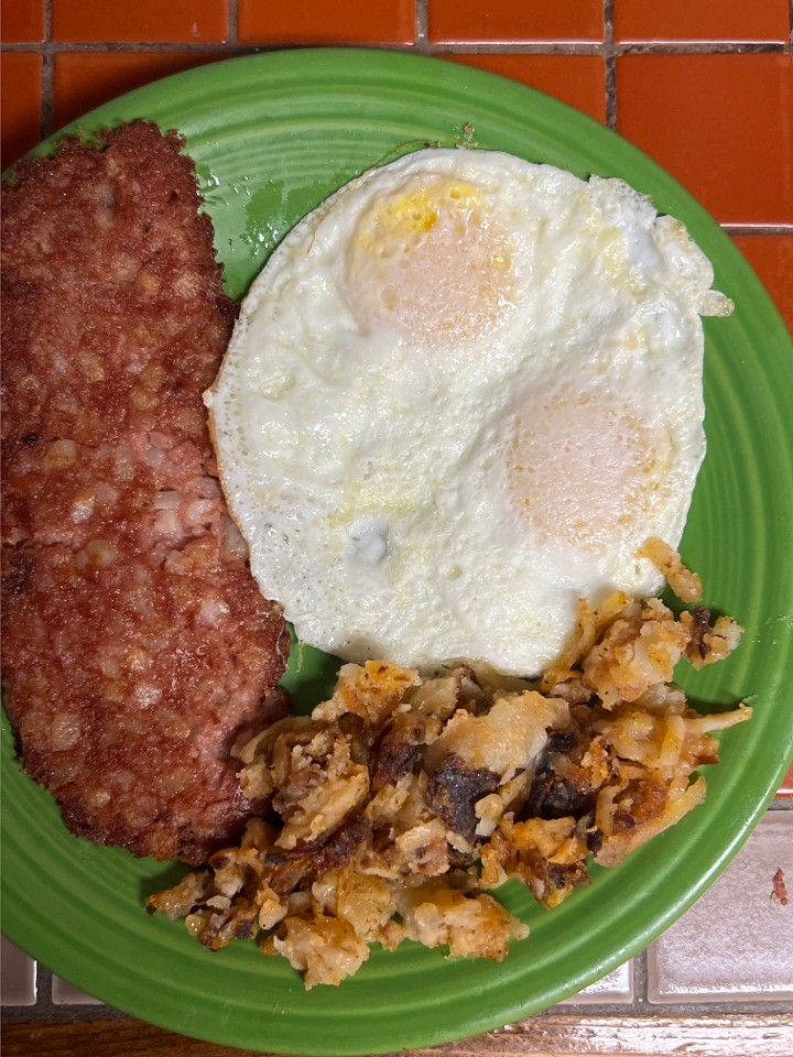 Corned Beef Hash and Eggs