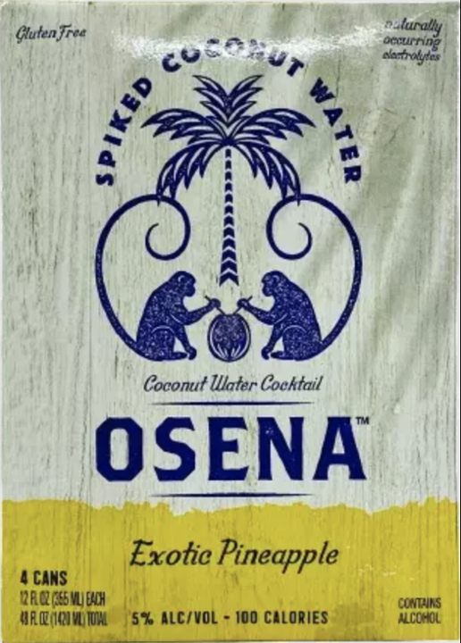 Osena Exotic Pineapple Spiked Coconut Water - 12oz