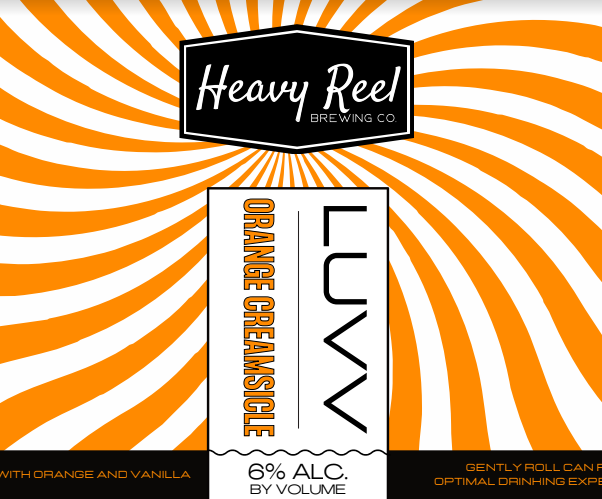 Heavy Reel LUVV Orange Creamsicle - 16oz