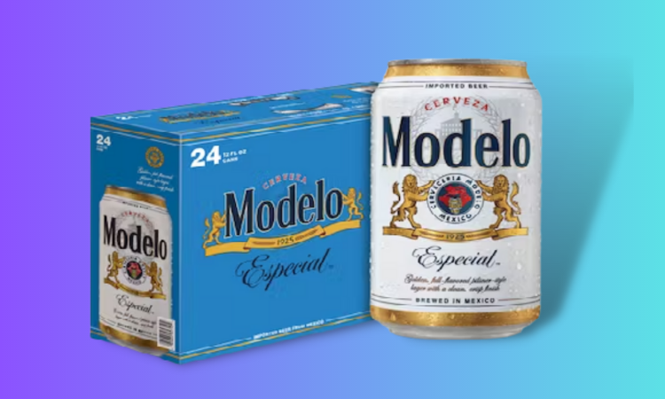 Modelo Especial Mexican Lager Import Beer, 24 Pack, 12 fl oz Glass Bottles,  4.4% ABV
