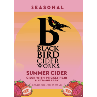 Blackbird Summer Cider w/ Prickly Pear and Strawberry