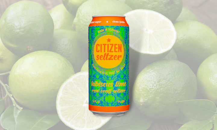 Citizen Seltzer Hibiscus Lime Rose - 16oz