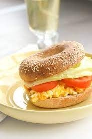 Tomato, Egg, and Cheese Sandwich