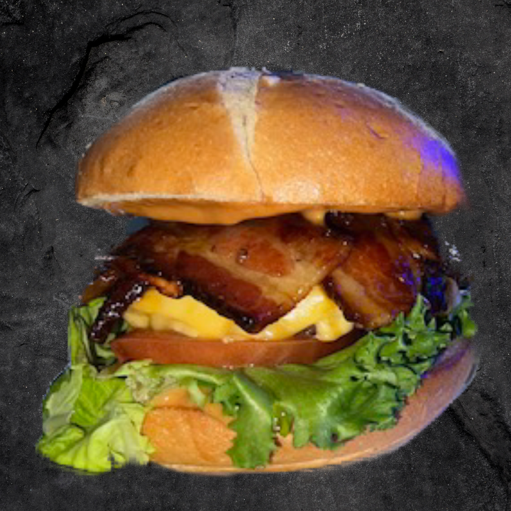 Bacon Gouda burger