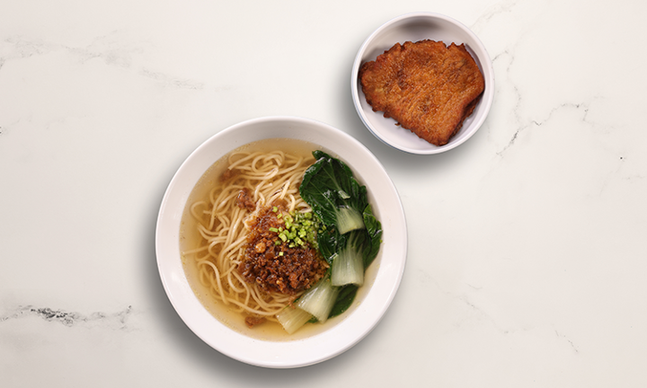 D04 Pork Chop Noodle Soup-Thin 排骨麵-細