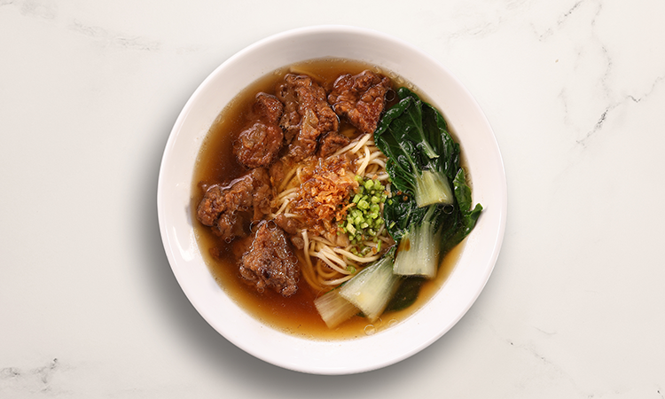 D09 Fengyuan Pork Rib Noodle Soup-Thin 豐原排骨酥湯麵-細