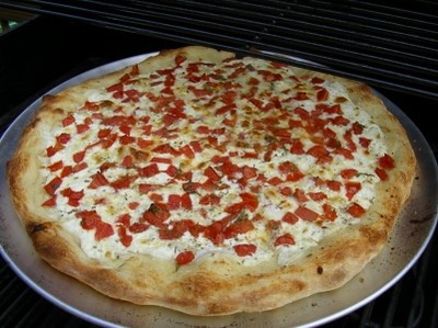 White Bruschetta Pizza