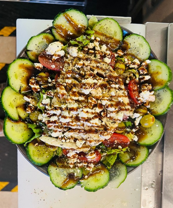 Mediterranean Grilled Chicken Salad
