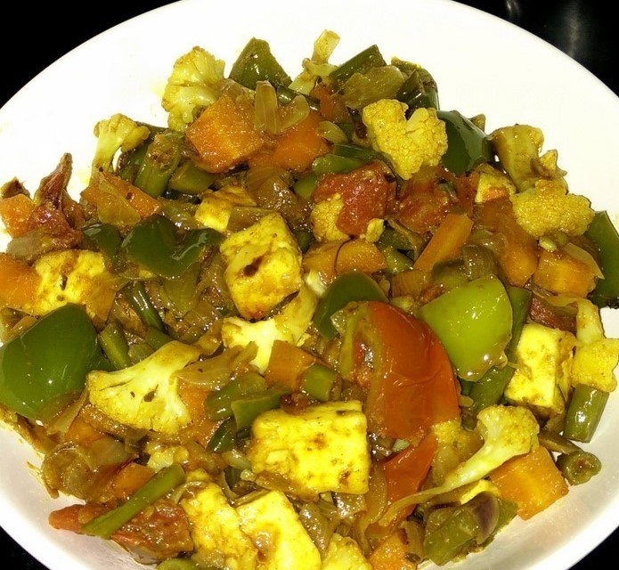 Mix Veg With Paneer