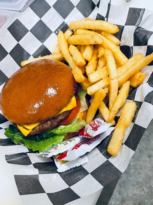Burger with Fries