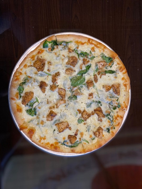 12" Cajun Chicken Alfredo Pizza