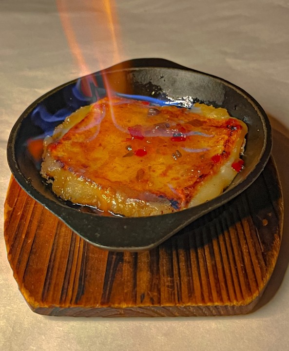Flaming Saganaki Cheese