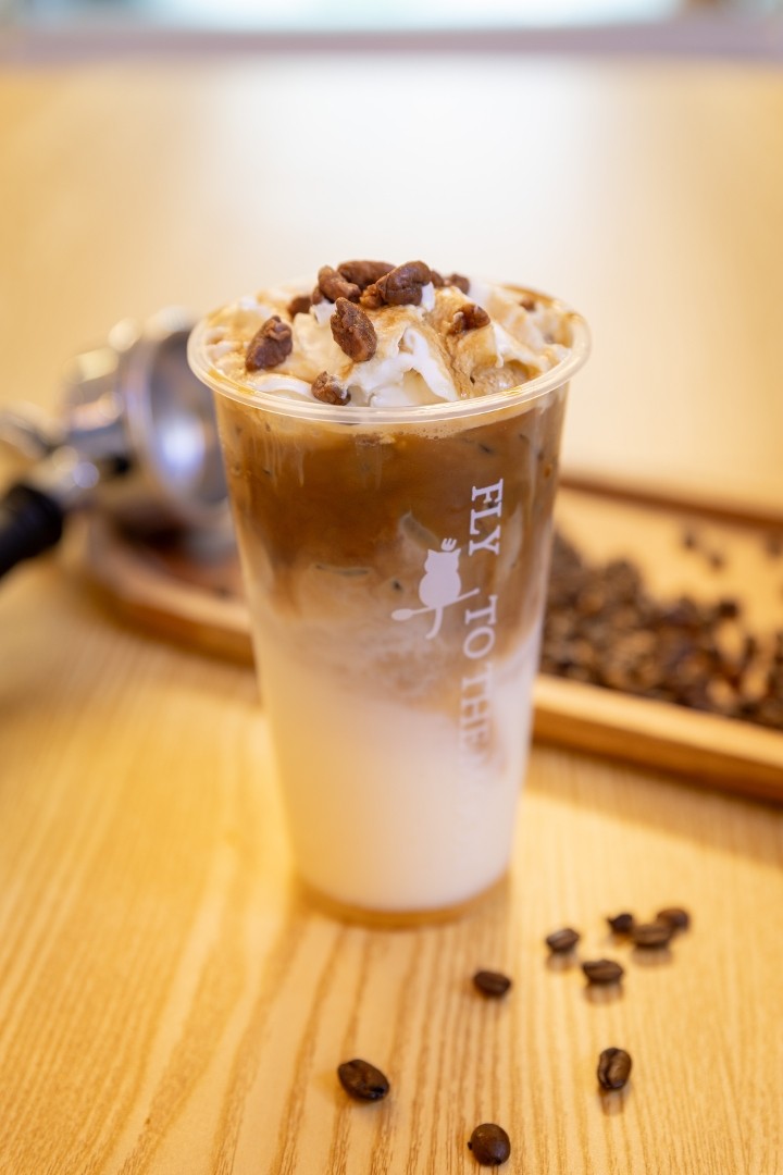 ICED  VIENNA LATTE (CONTAINS NUTS)