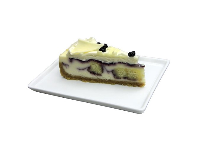 Blueberry  Cobbler White Chocolate Cheesecake