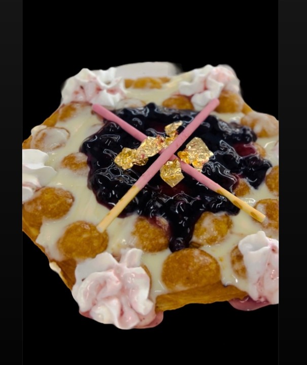 Blueberry Cheesecake Waffle