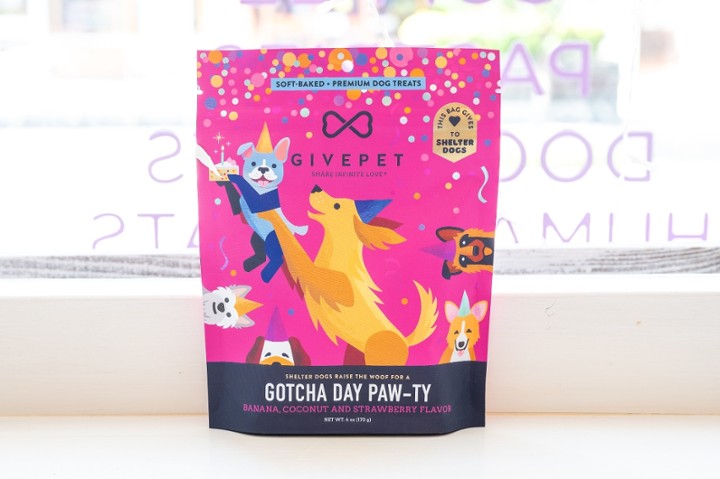GivePet Gotcha Day Paw-ty Dog Treats