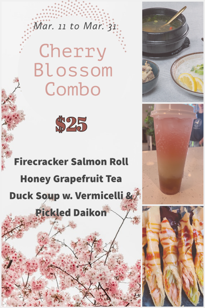 Cherry Blossom Combo 樱花特别套餐