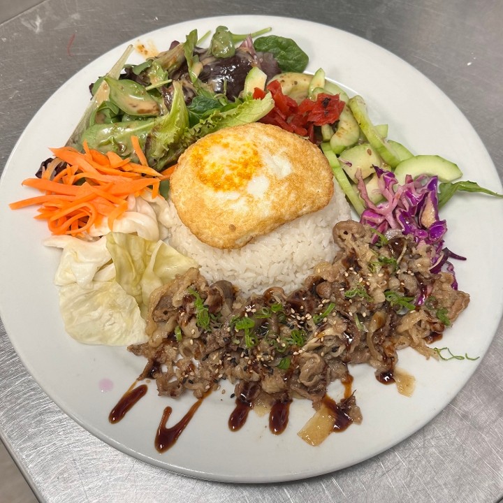 Teriyaki Rice Plate - Gyudon beef