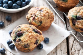 Beautiful Blueberry Muffins