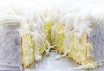 Coconut Cake with Marshmallow Coconut Frosting