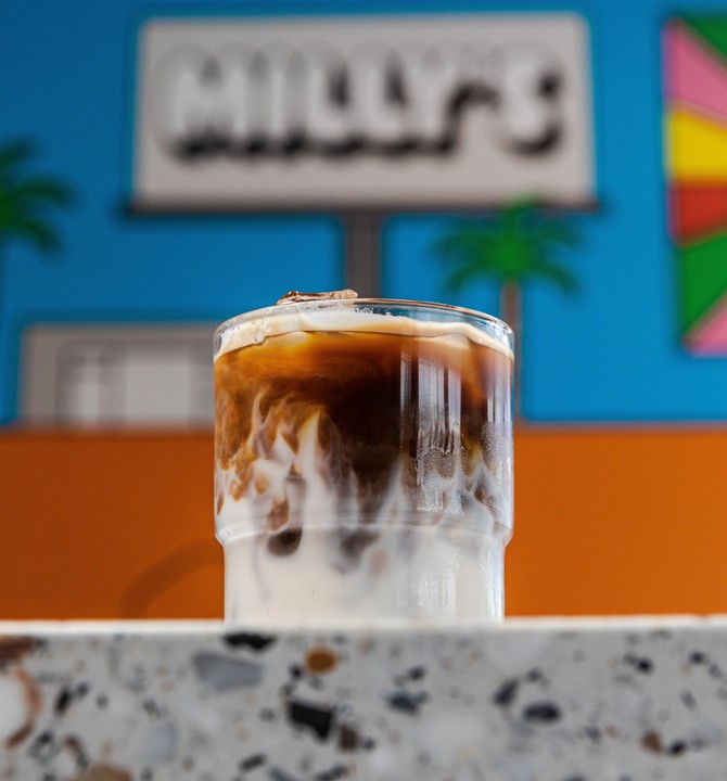 Milly's Iced Cafe con Leche