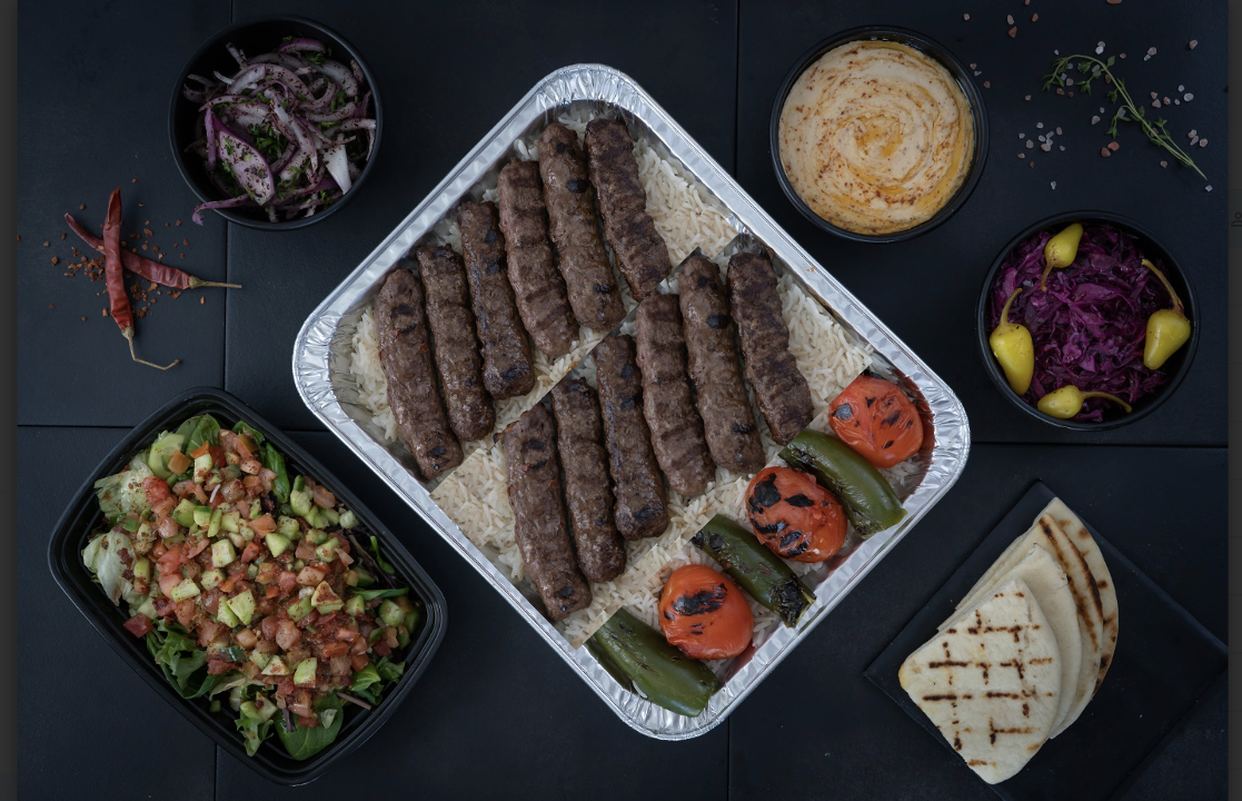 Beef Lule Kebab Family Meal