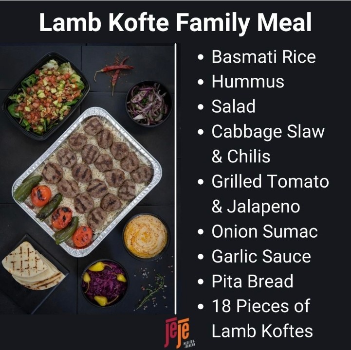 Lamb Kofte Family Meal