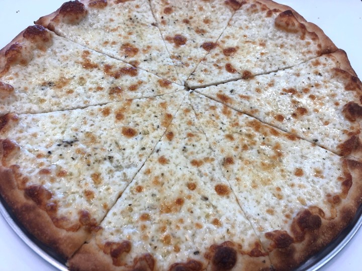 White Pie Round thin crust 14"