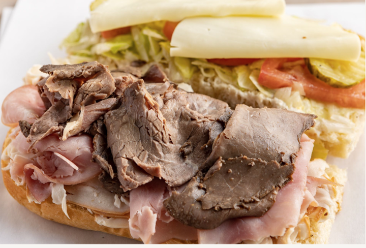 #9 Turkey, Ham, & Roast Beef Sub