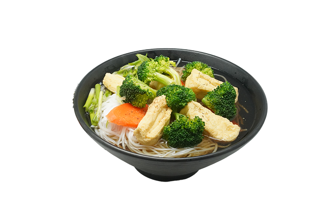 Phở Steamed or fried tofu with veggies(in vegetable broth)