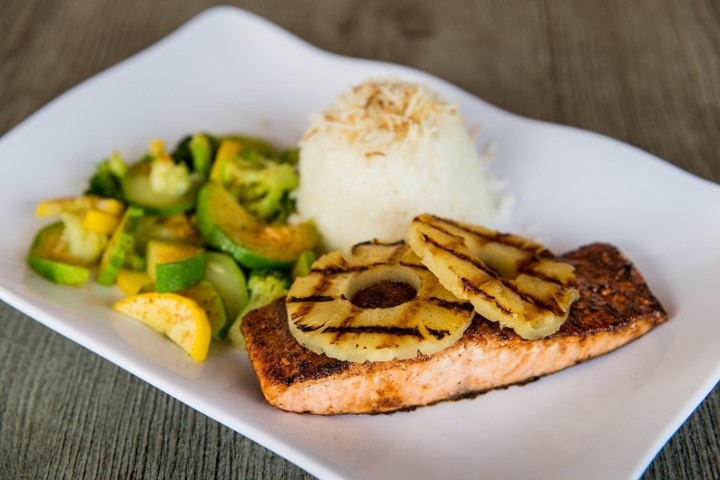 Caribbean Grilled Salmon