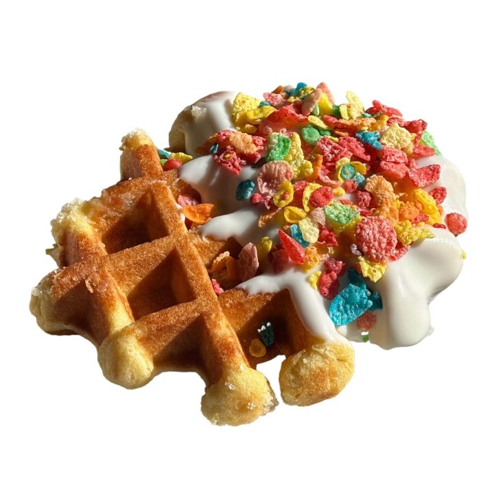 Fruity Pebbles Liege Waffle