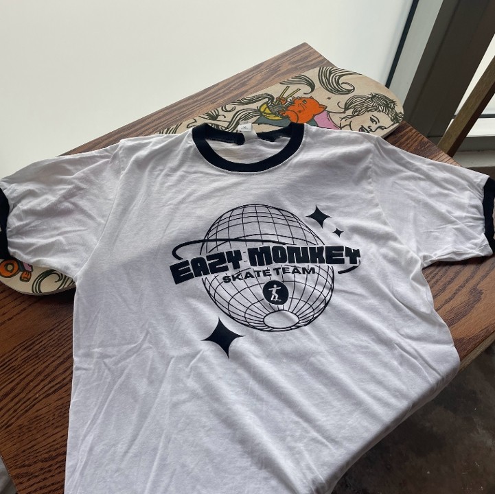 White Skate Team Shirt