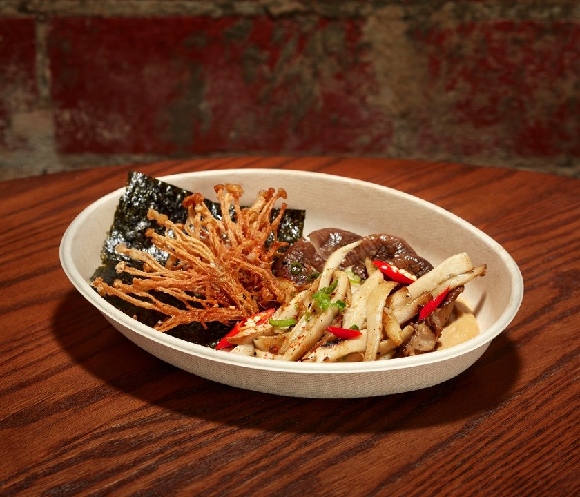 Mushroom Noodle Salad