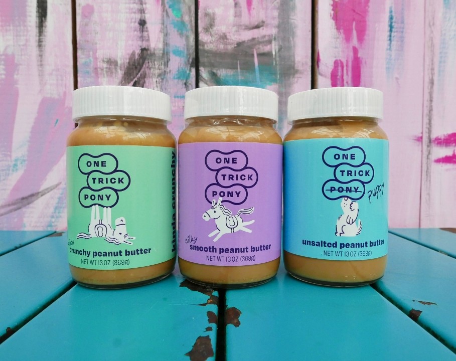 One Trick Pony Peanut Butter Jar