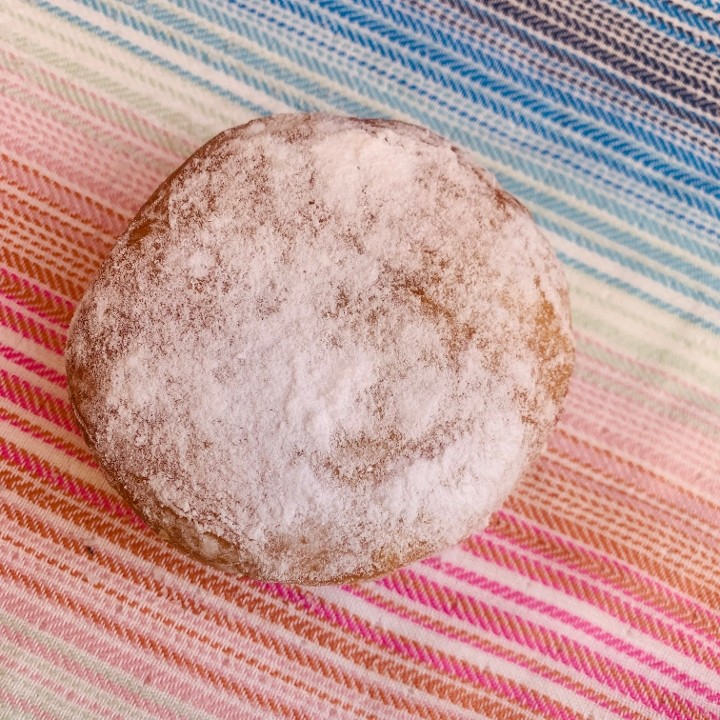 Raspberry-Guava Jelly Doughnut
